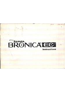 Bronica EC manual. Camera Instructions.